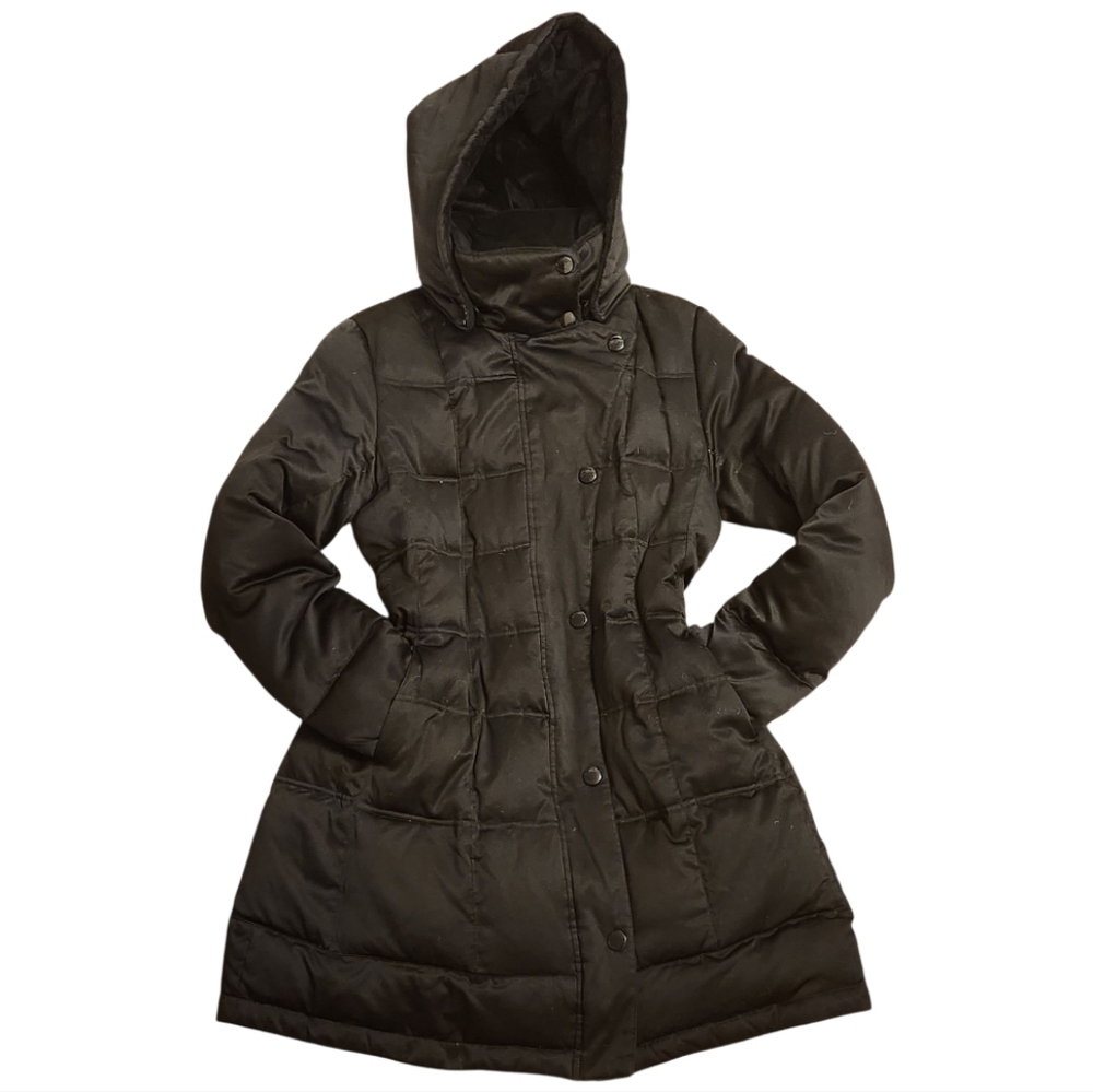DKNY Down Filled Black Coat
